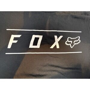 Fox Racing Mens Graphic T-Shirt Black Short Sleeve Cotton Logo Tee 3XL